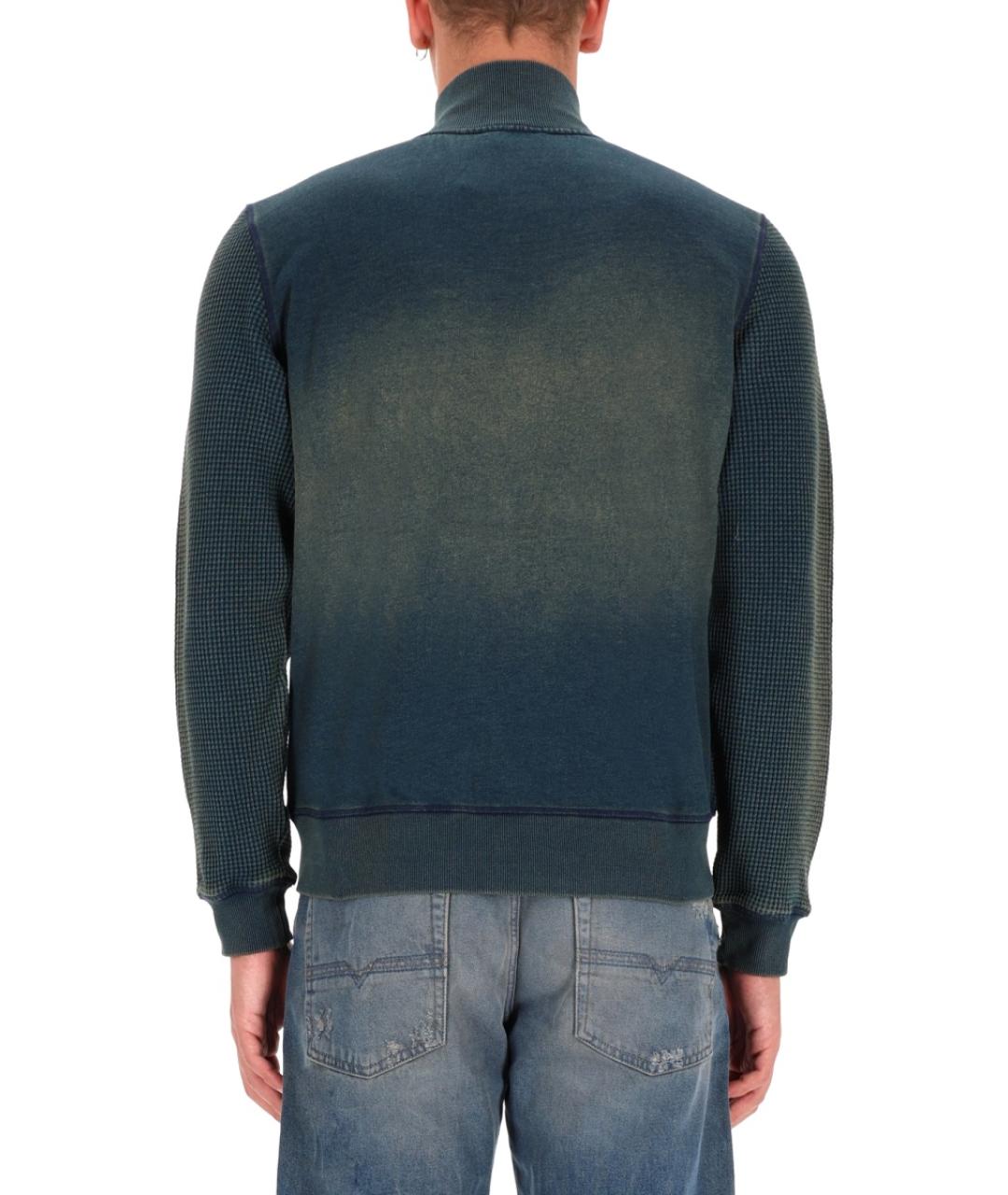 DIESEL Синий хлопковый джемпер / свитер, фото 5