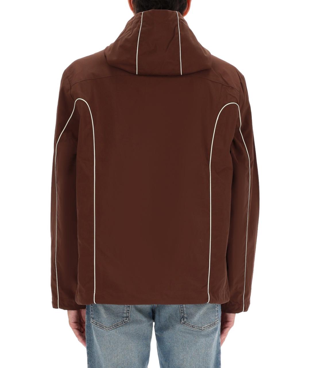 DIESEL Коричневый полиамидовый пиджак, фото 4