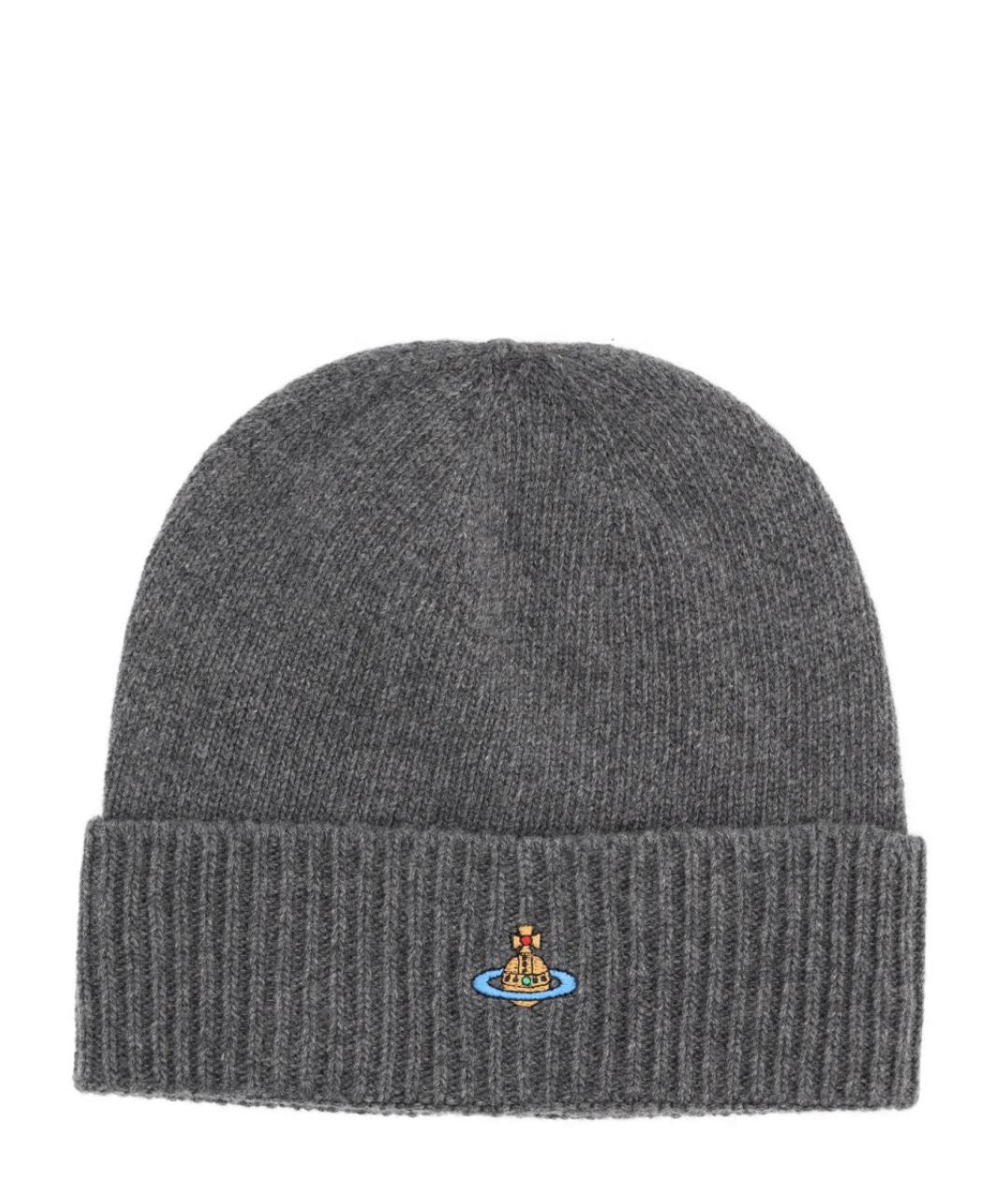 VIVIENNE WESTWOOD Серая кашемировая шляпа, фото 1