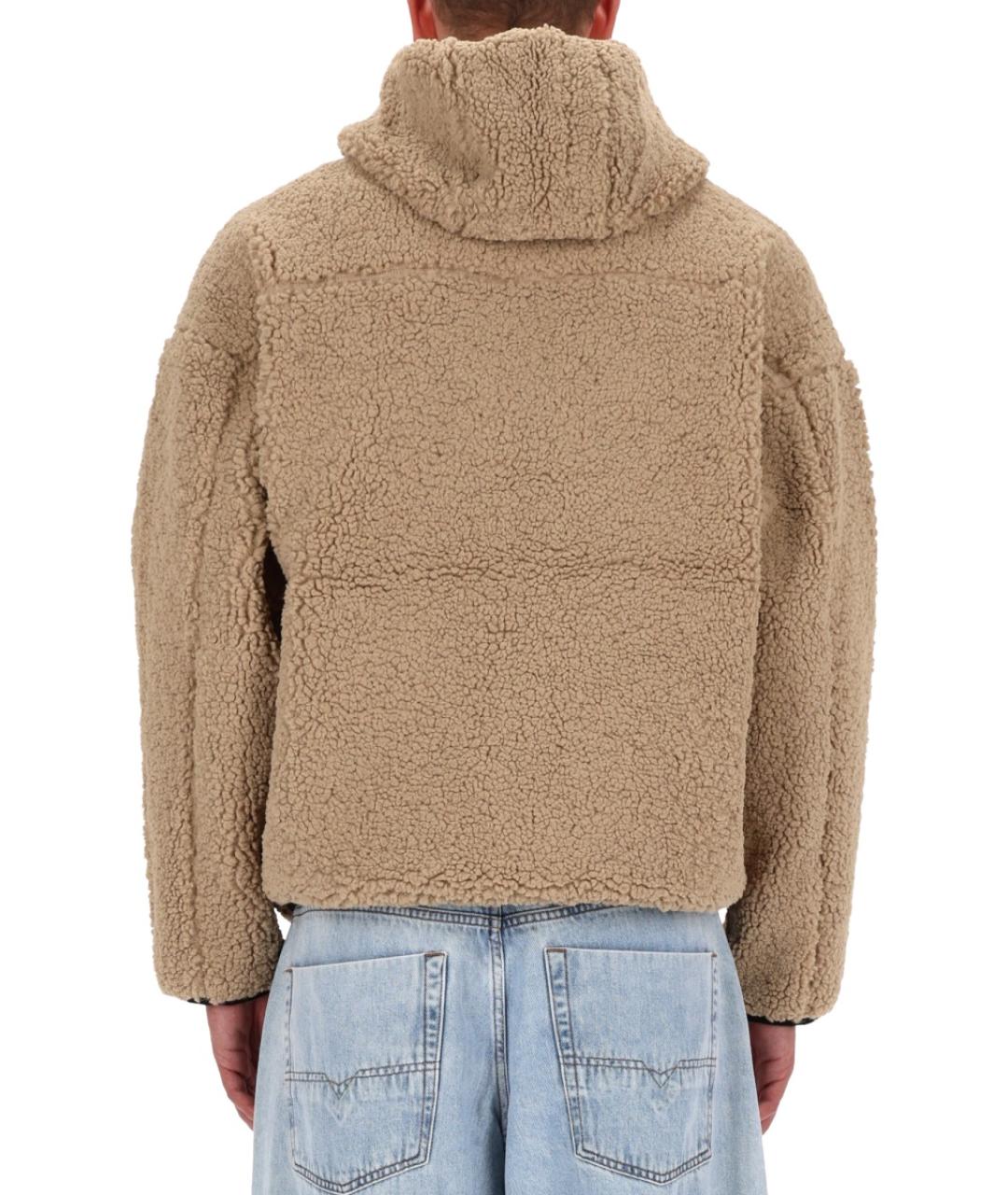 DIESEL Бежевый полиэстеровый джемпер / свитер, фото 4