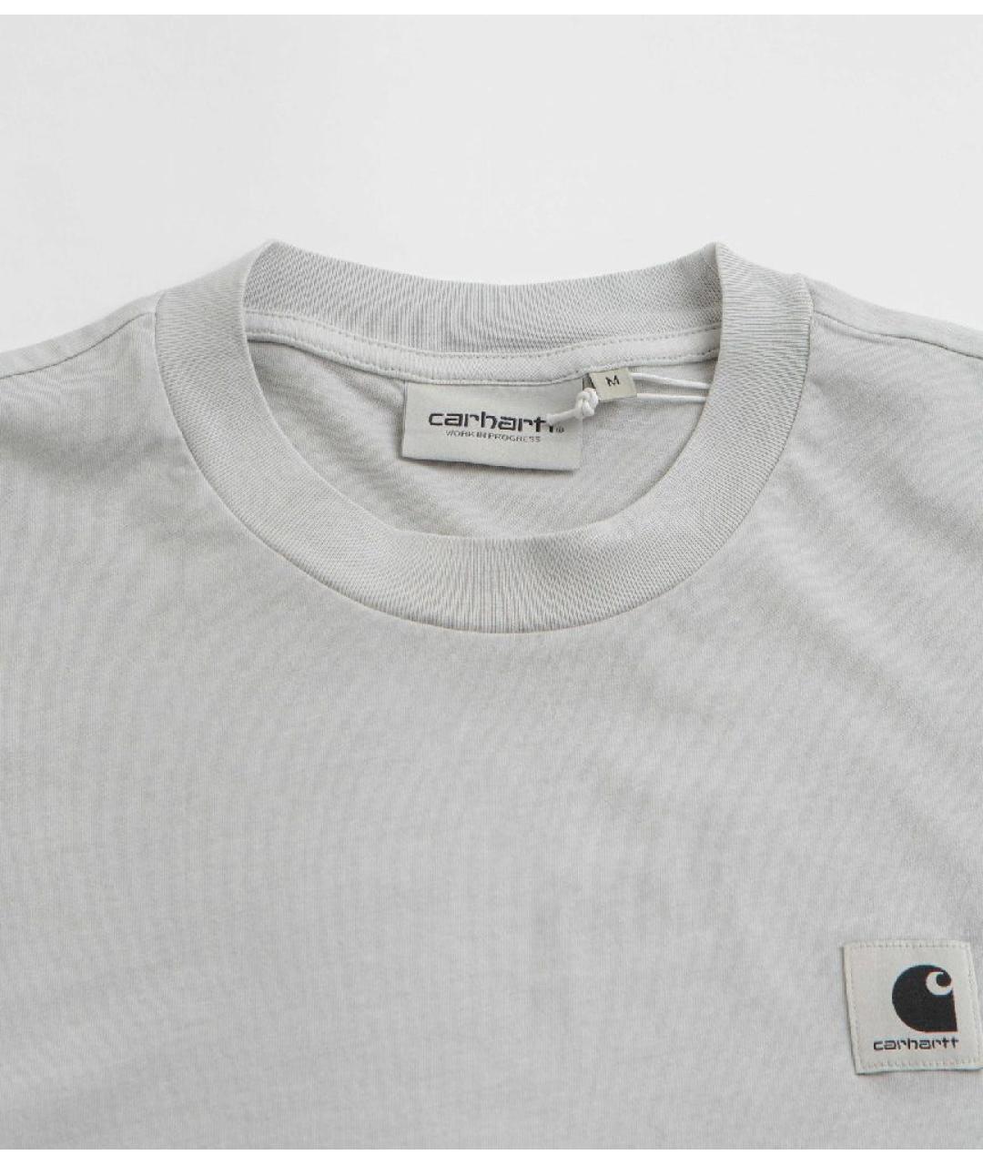 CARHARTT WIP Белая хлопковая футболка, фото 5