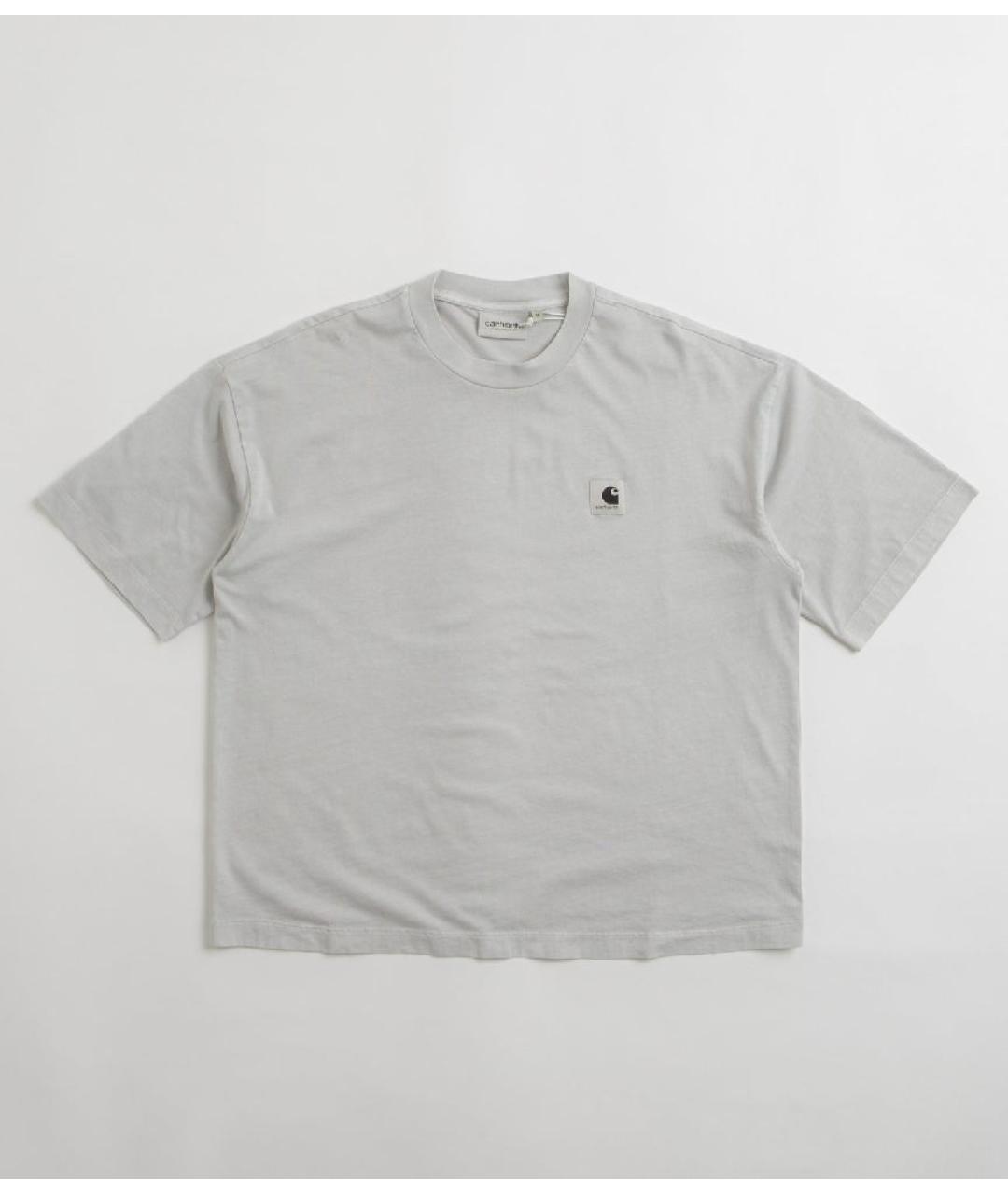 CARHARTT WIP Белая хлопковая футболка, фото 6