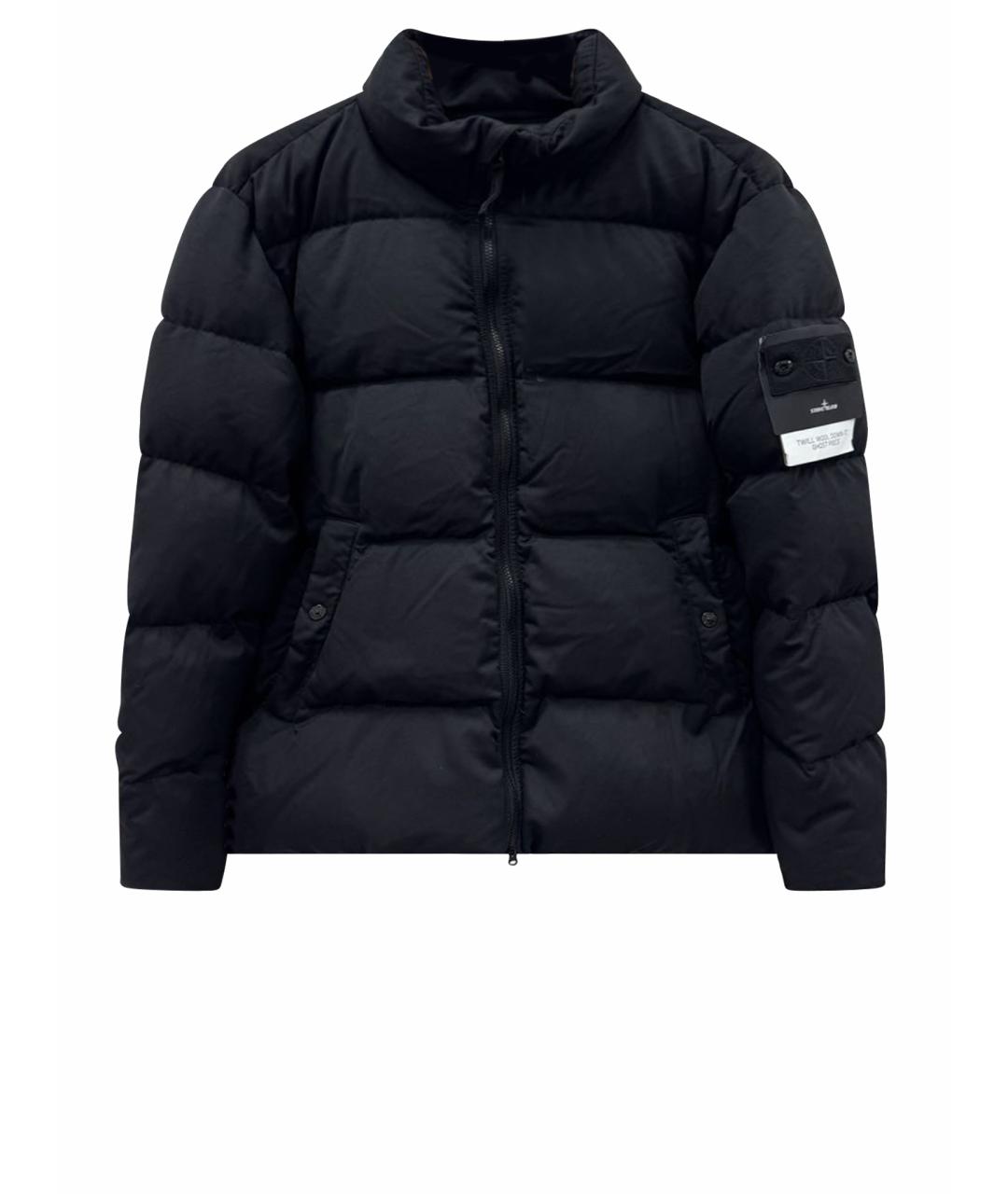 STONE ISLAND Черная шерстяная куртка, фото 1