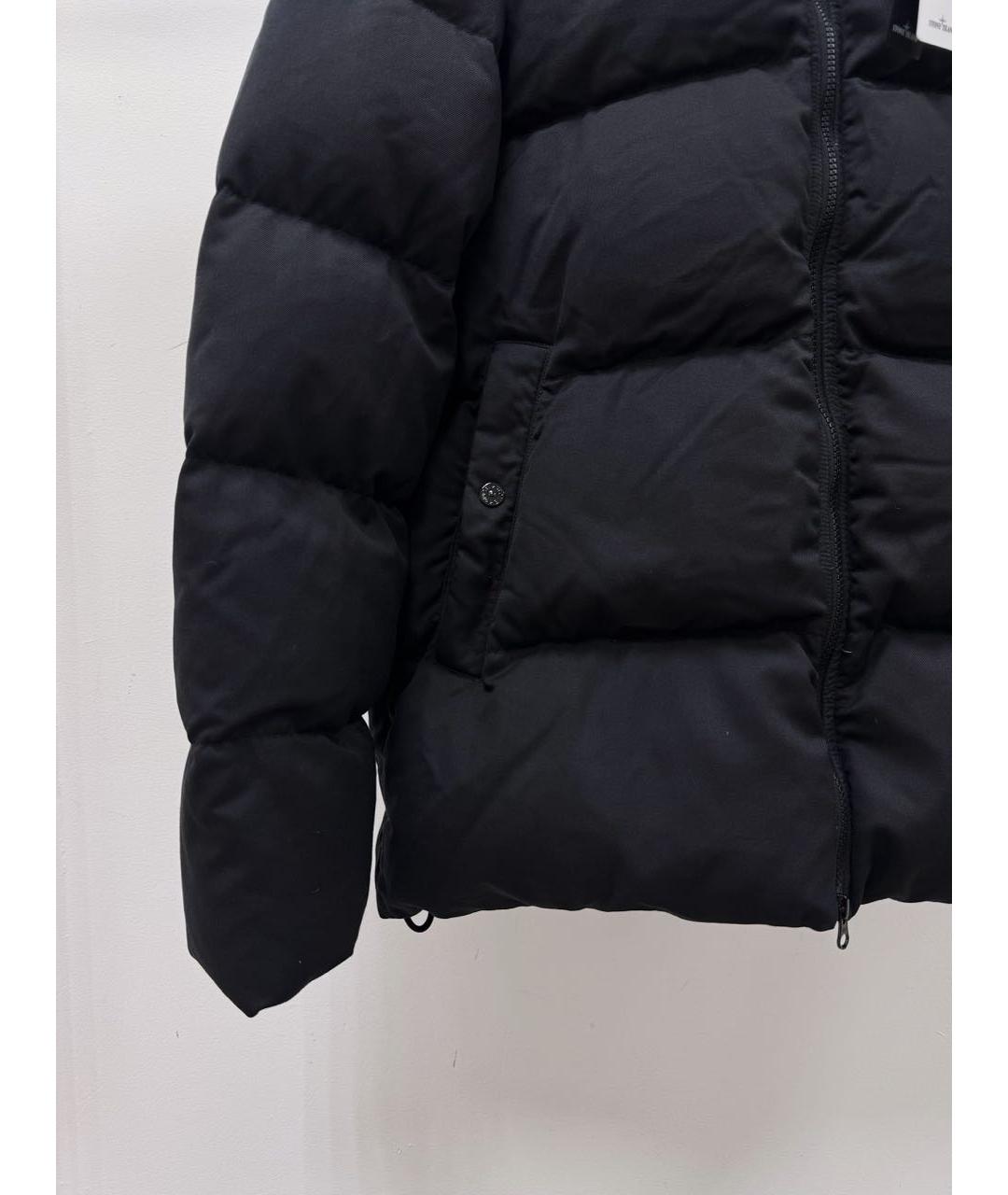 STONE ISLAND Черная шерстяная куртка, фото 3