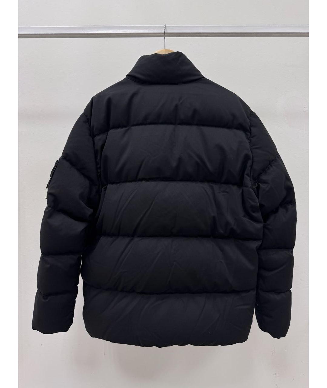 STONE ISLAND Черная шерстяная куртка, фото 4