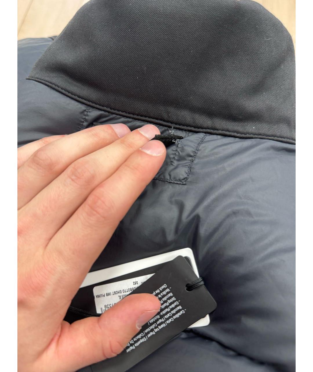 STONE ISLAND Черная шерстяная куртка, фото 5