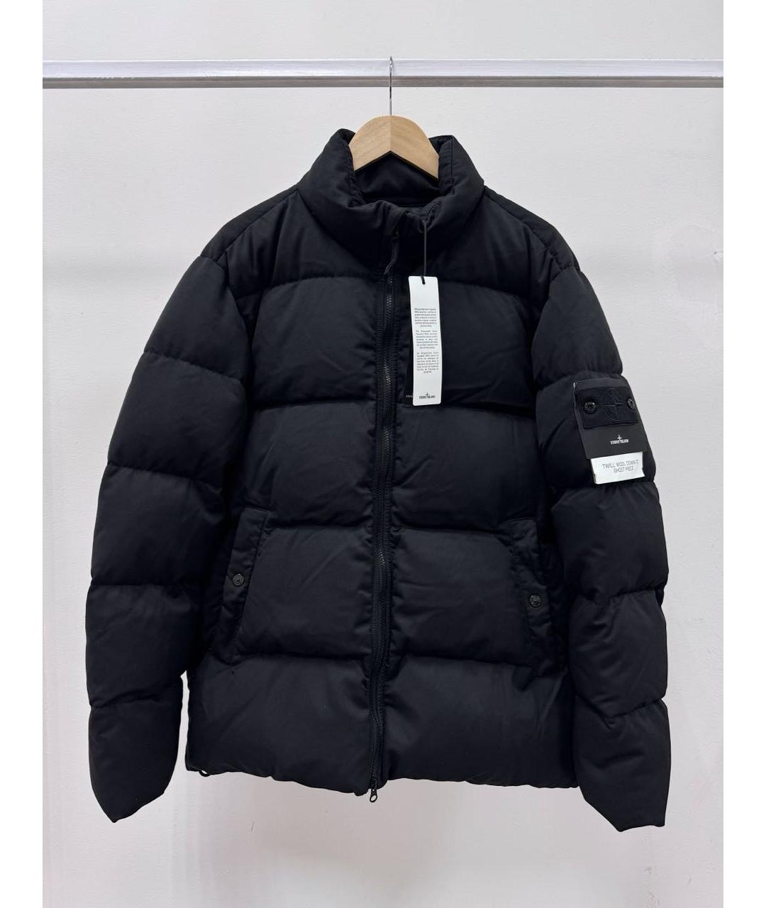 STONE ISLAND Черная шерстяная куртка, фото 6
