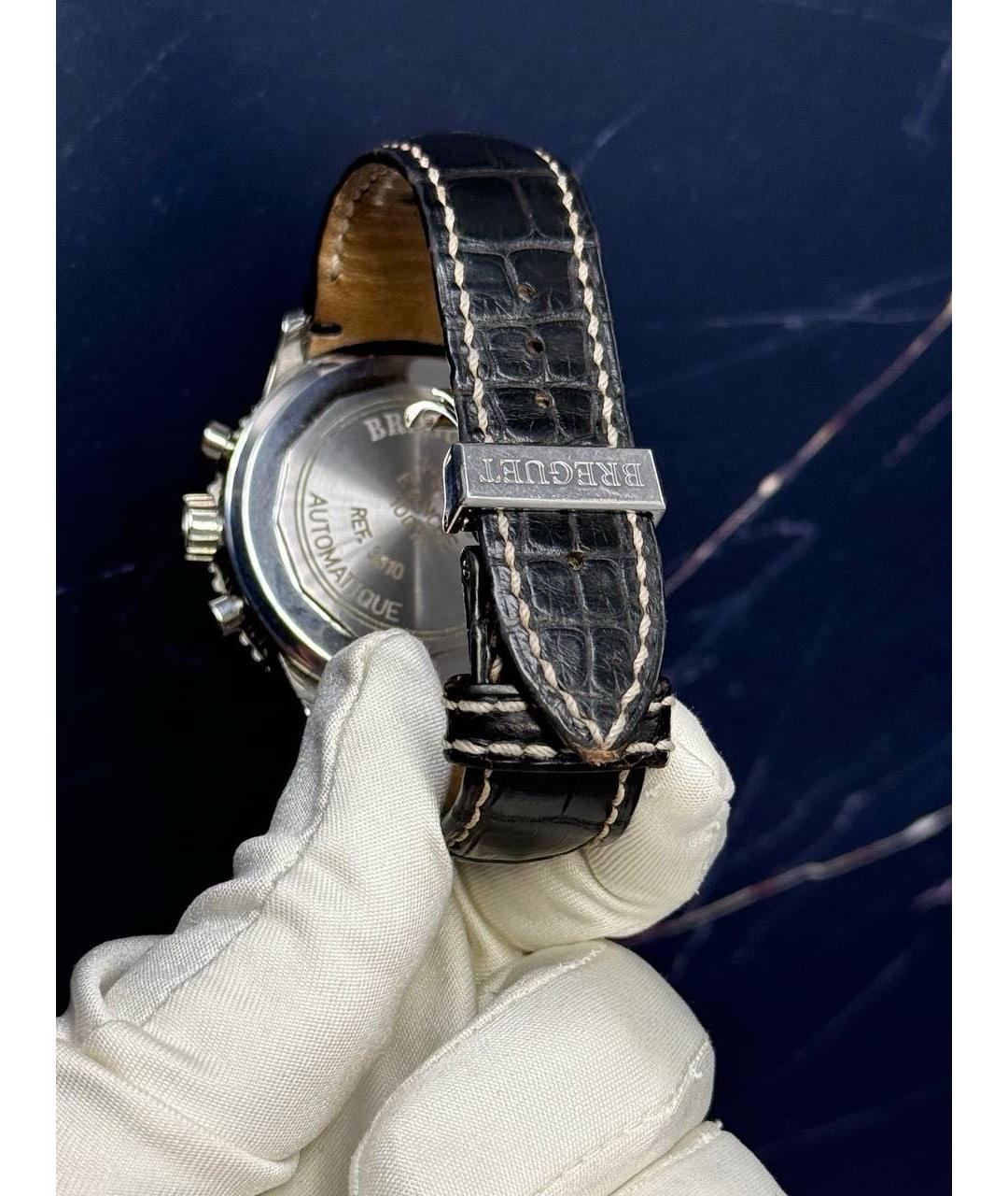 Breguet Черные металлические часы, фото 3