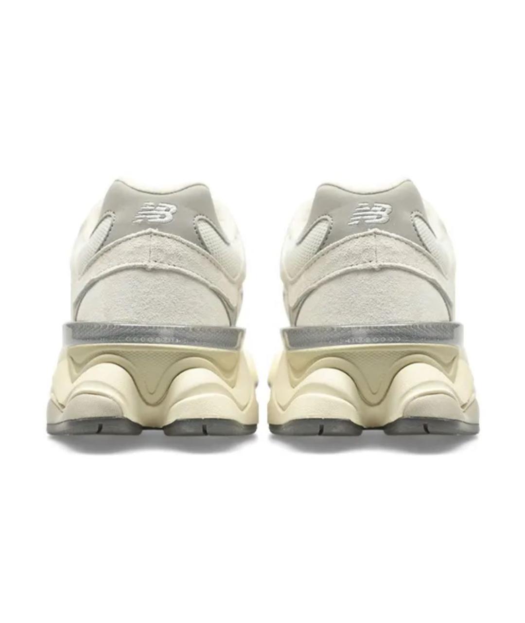 NEW BALANCE Белые низкие кроссовки / кеды из искусственной кожи, фото 4