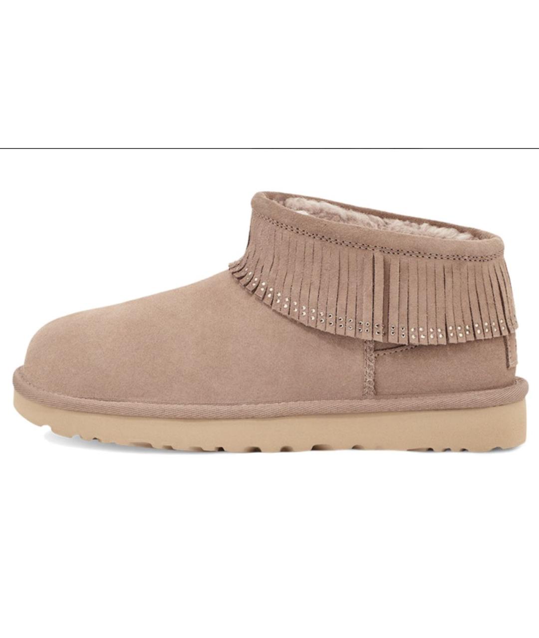 UGG AUSTRALIA Бежевые полусапоги, фото 2