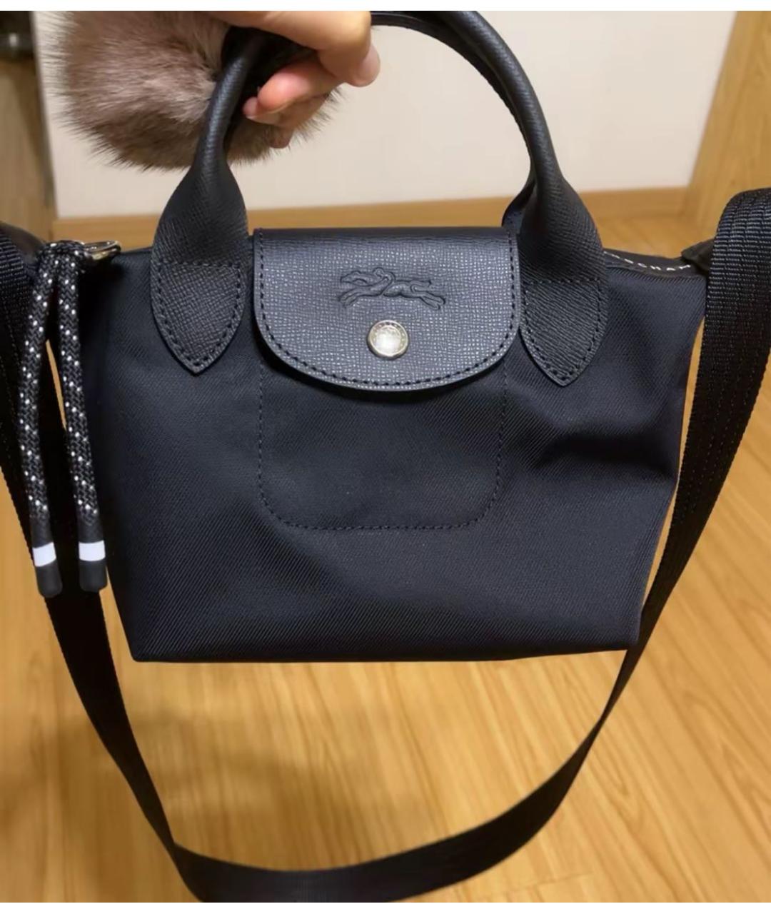 LONGCHAMP Черная сумка через плечо, фото 8