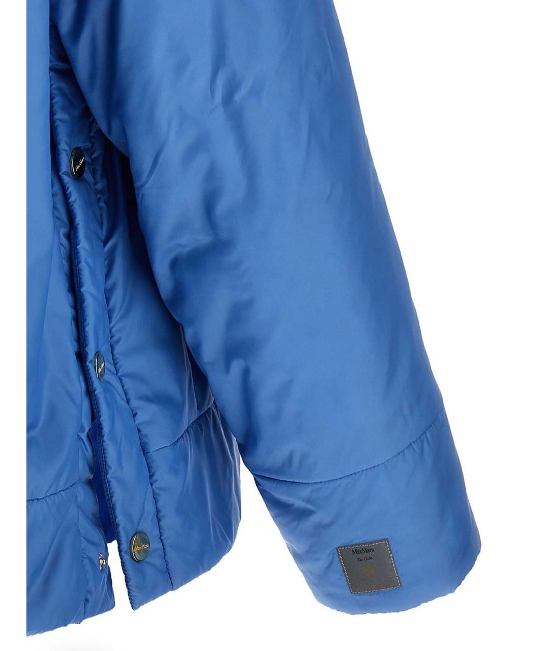 'S MAX MARA Голубая шерстяная куртка, фото 4