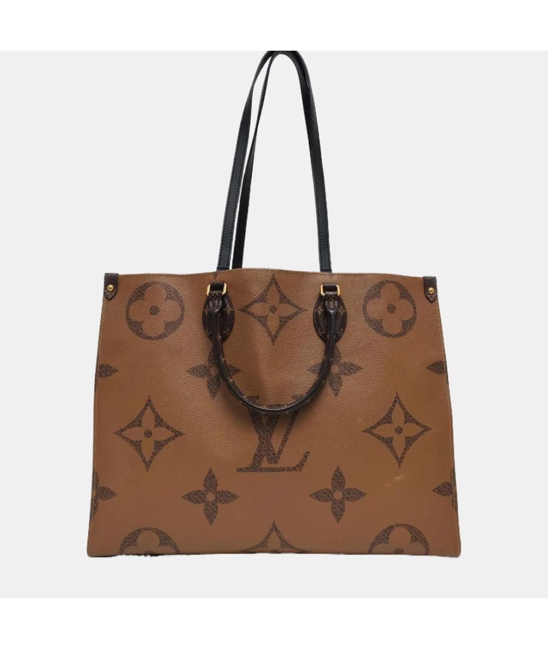 LOUIS VUITTON Коричневая сумка тоут, фото 4