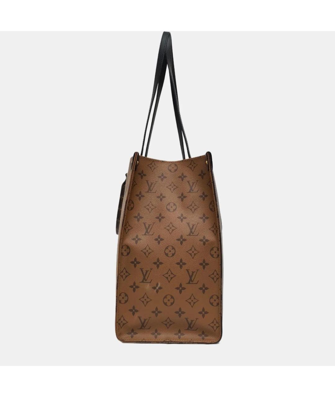 LOUIS VUITTON Коричневая сумка тоут, фото 3