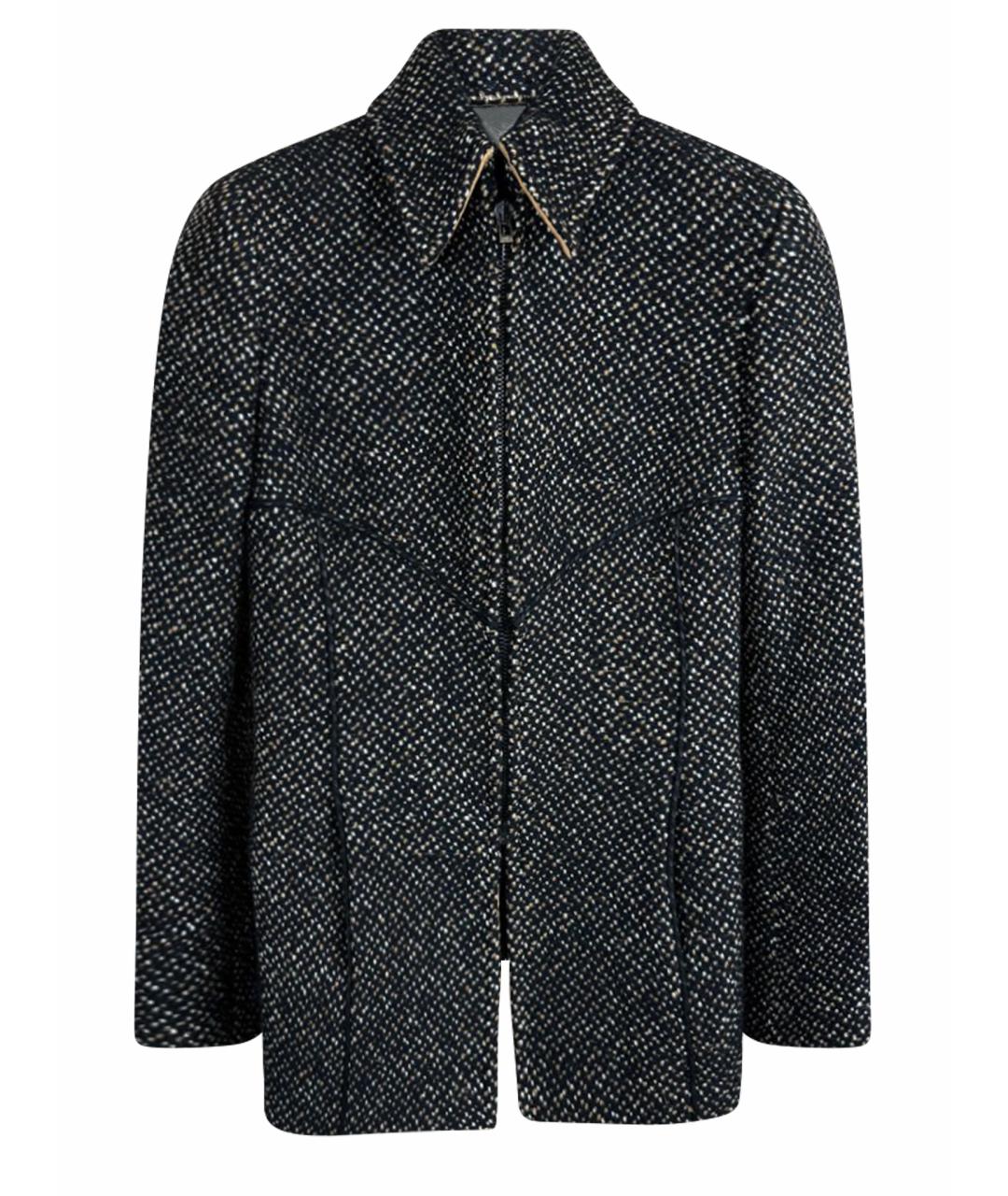 VERSACE Коричневый шерстяной жакет/пиджак, фото 1