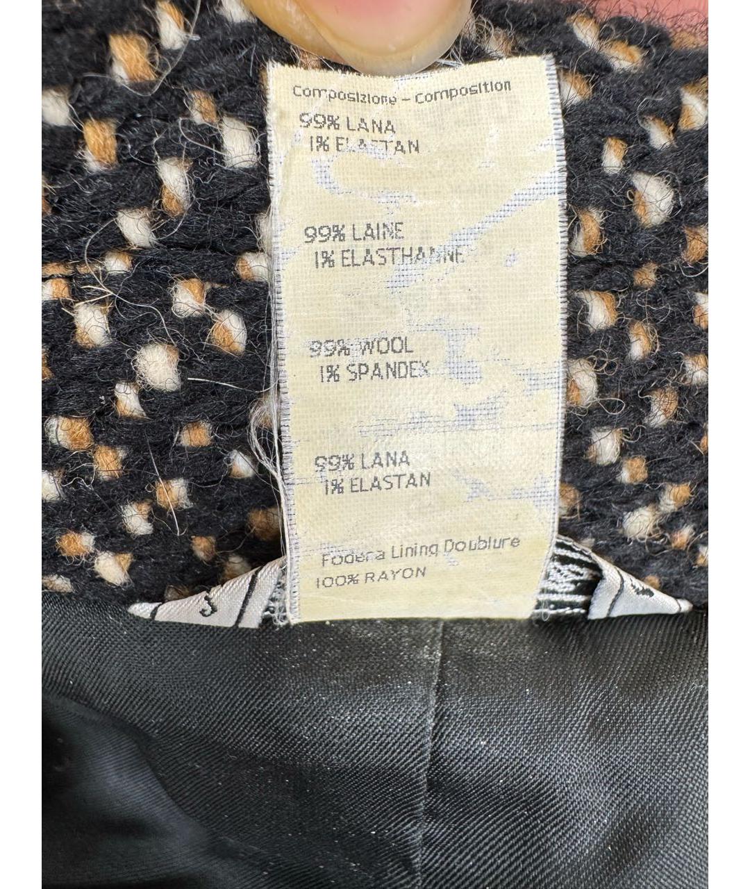 VERSACE Коричневый шерстяной жакет/пиджак, фото 8