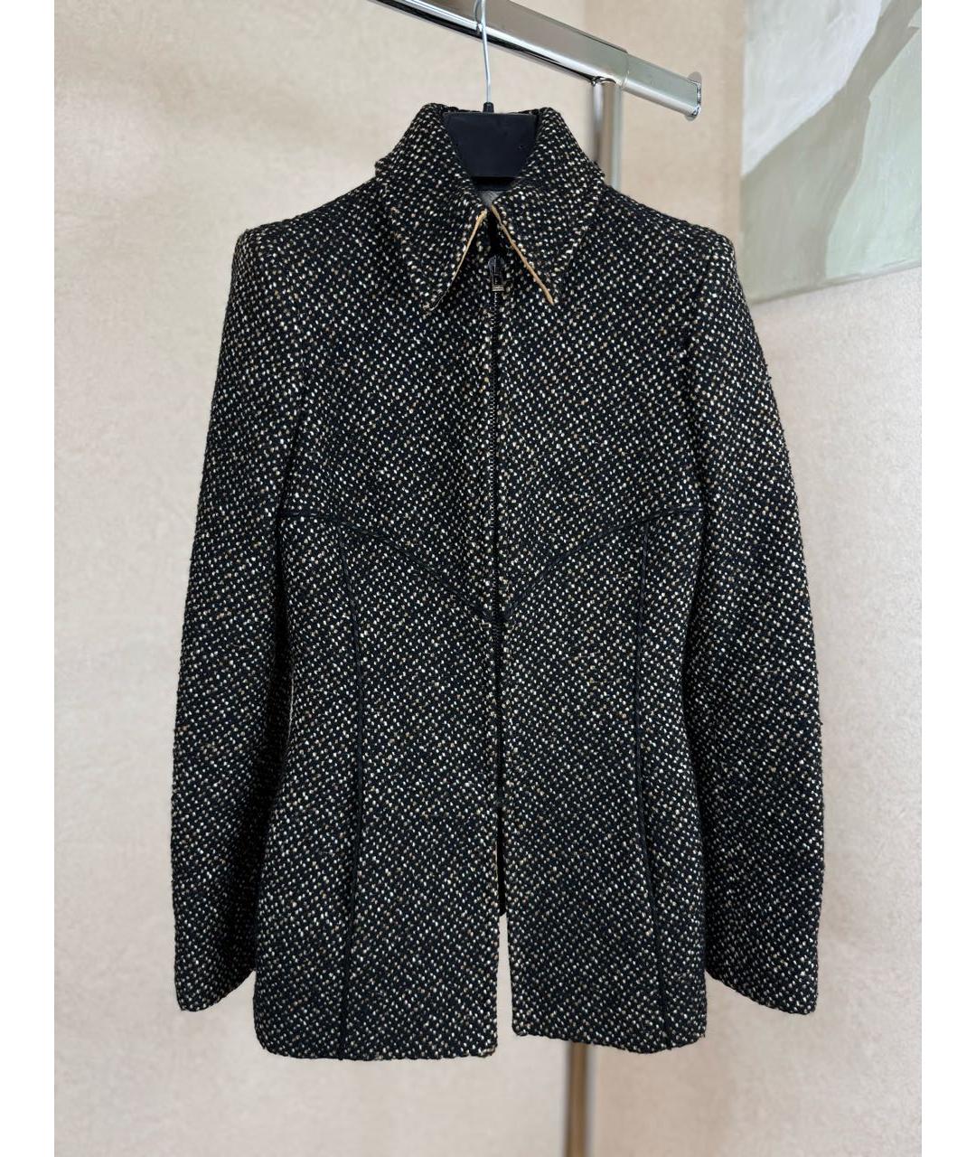 VERSACE Коричневый шерстяной жакет/пиджак, фото 9