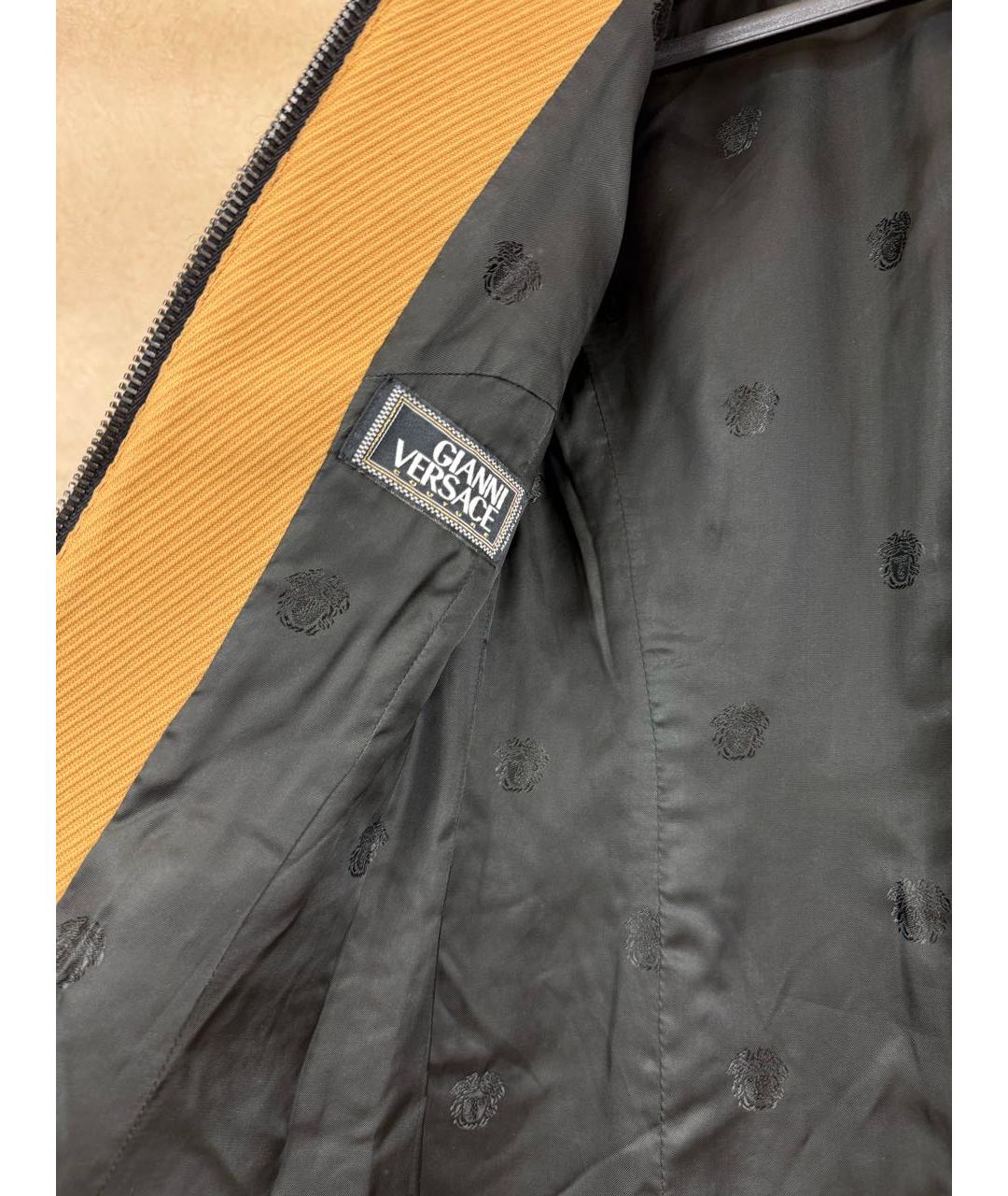 VERSACE Коричневый шерстяной жакет/пиджак, фото 3
