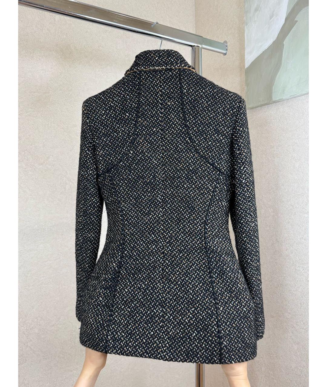 VERSACE Коричневый шерстяной жакет/пиджак, фото 2