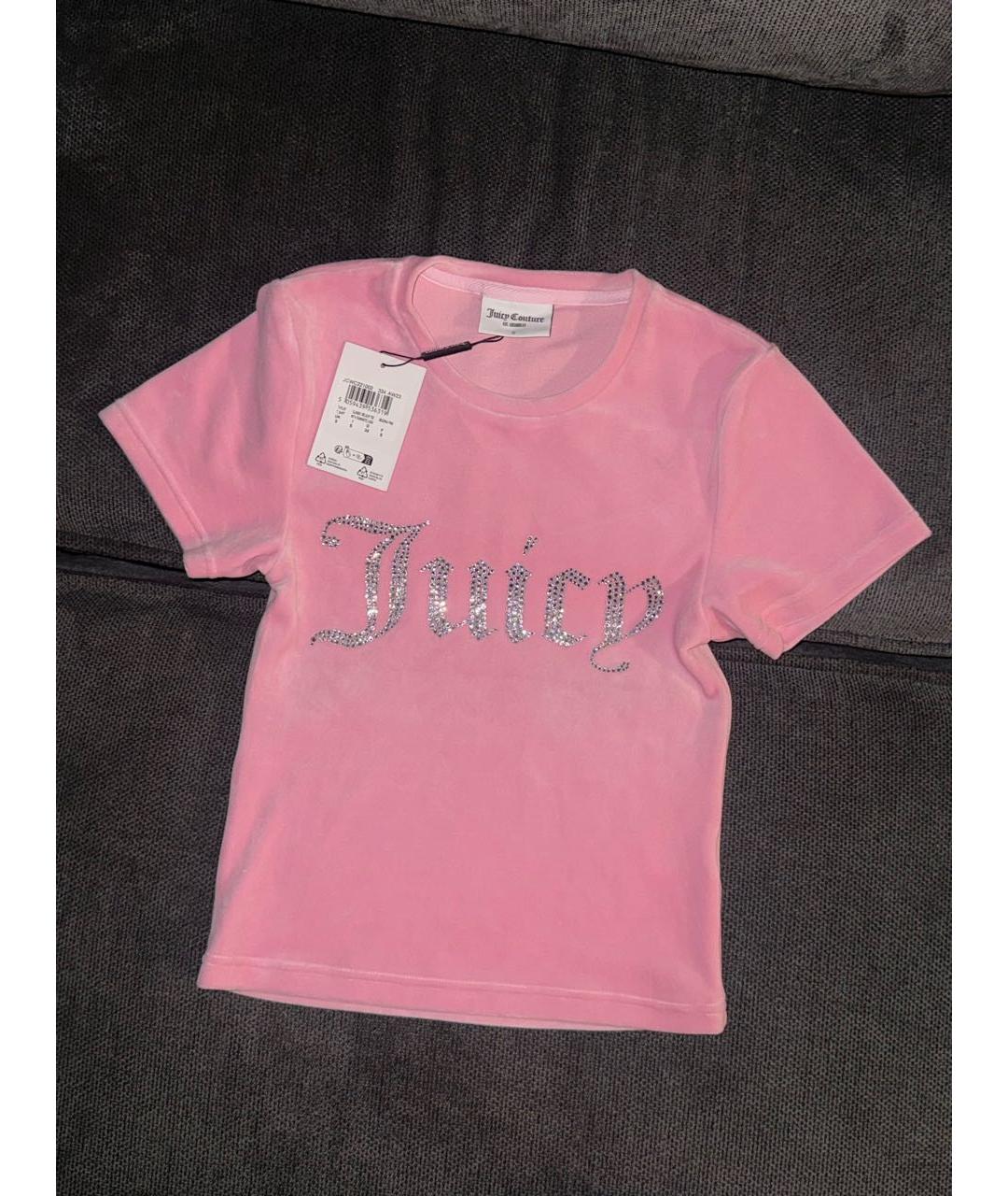 JUICY COUTURE Розовый велюровый спортивные костюмы, фото 6