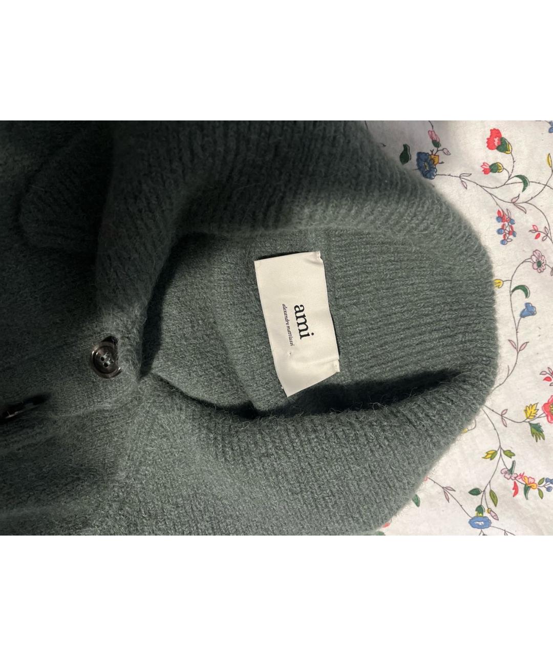 Ami Paris Антрацитовый шерстяной джемпер / свитер, фото 7