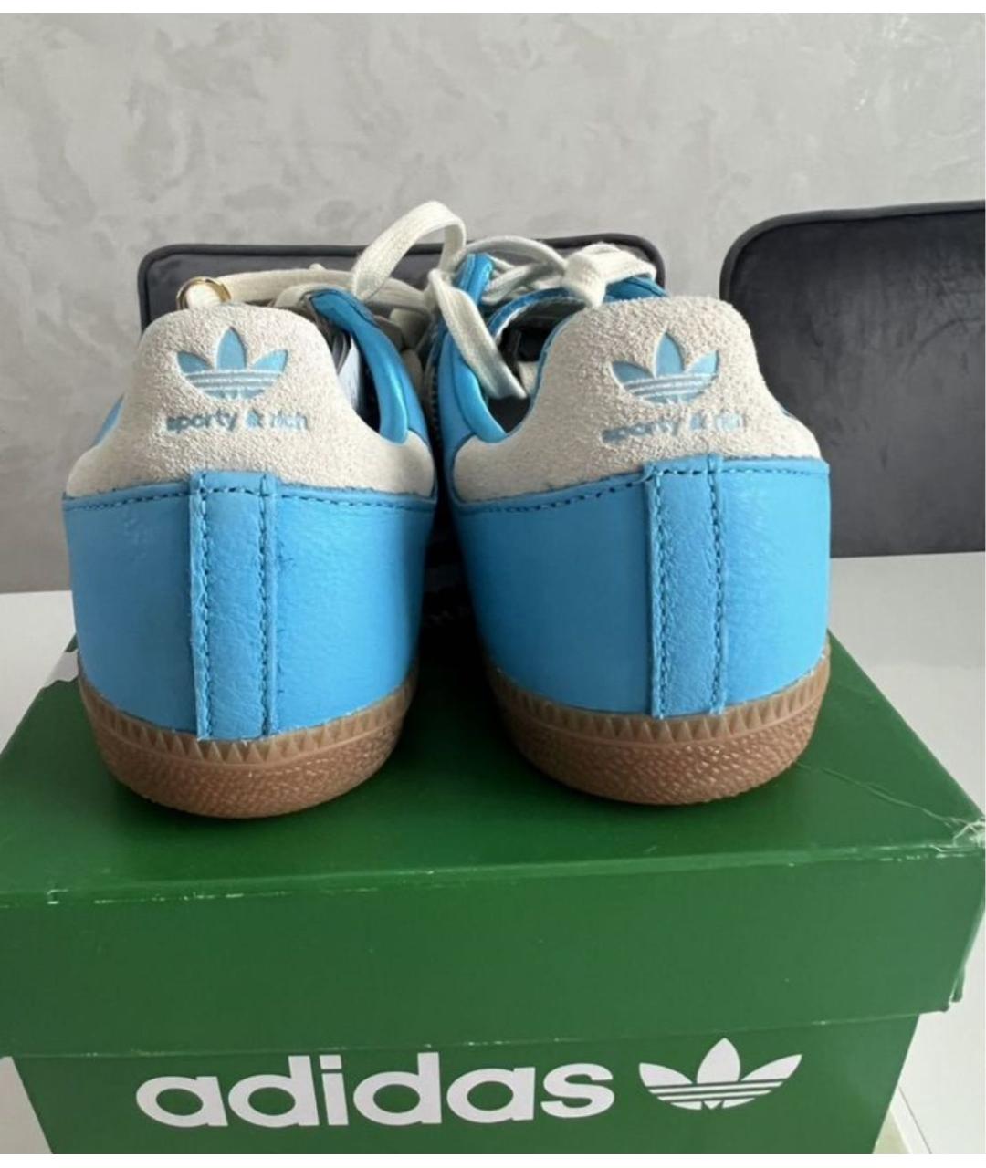 ADIDAS Голубые кроссовки, фото 5