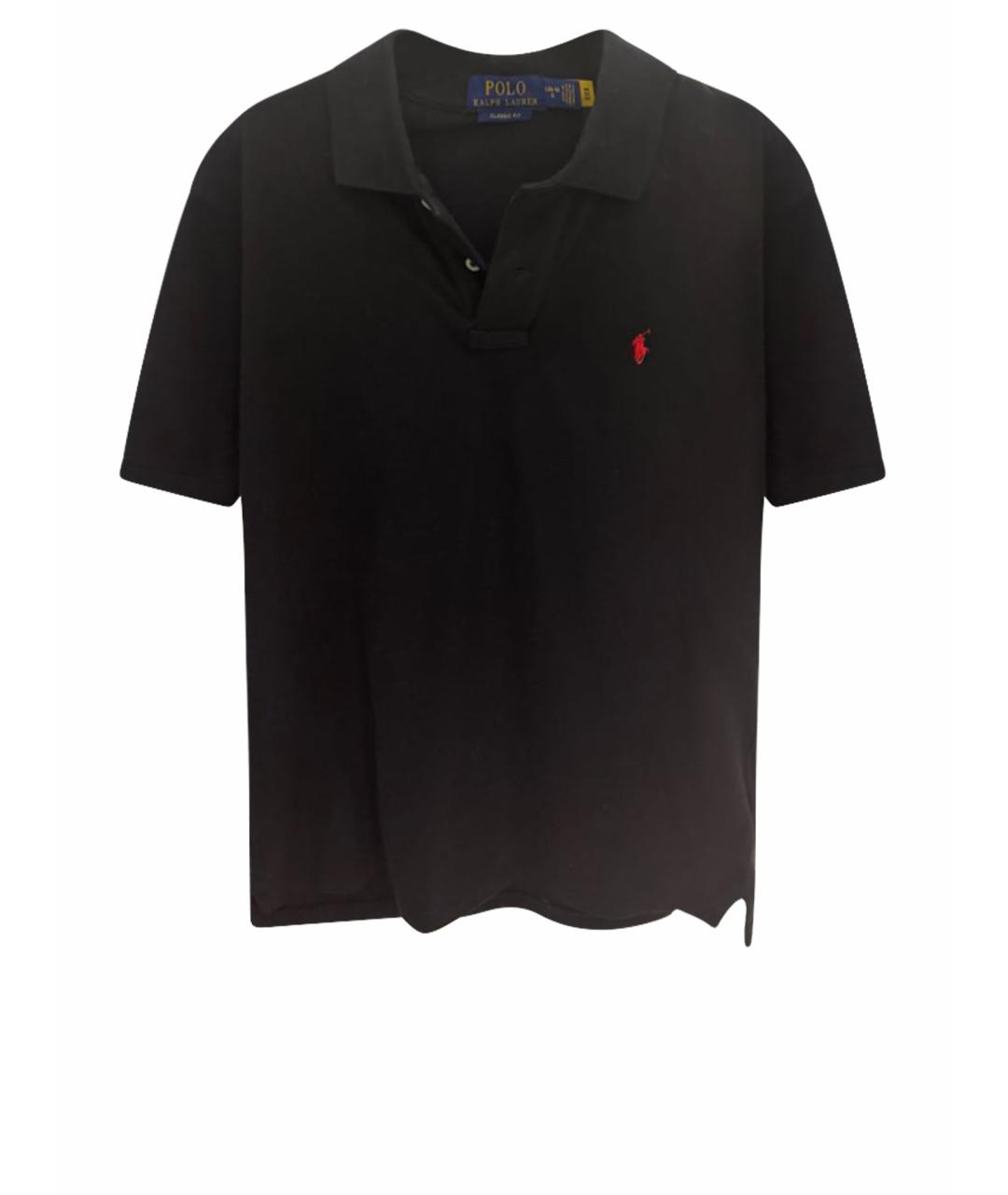POLO RALPH LAUREN Черная хлопковая футболка, фото 1