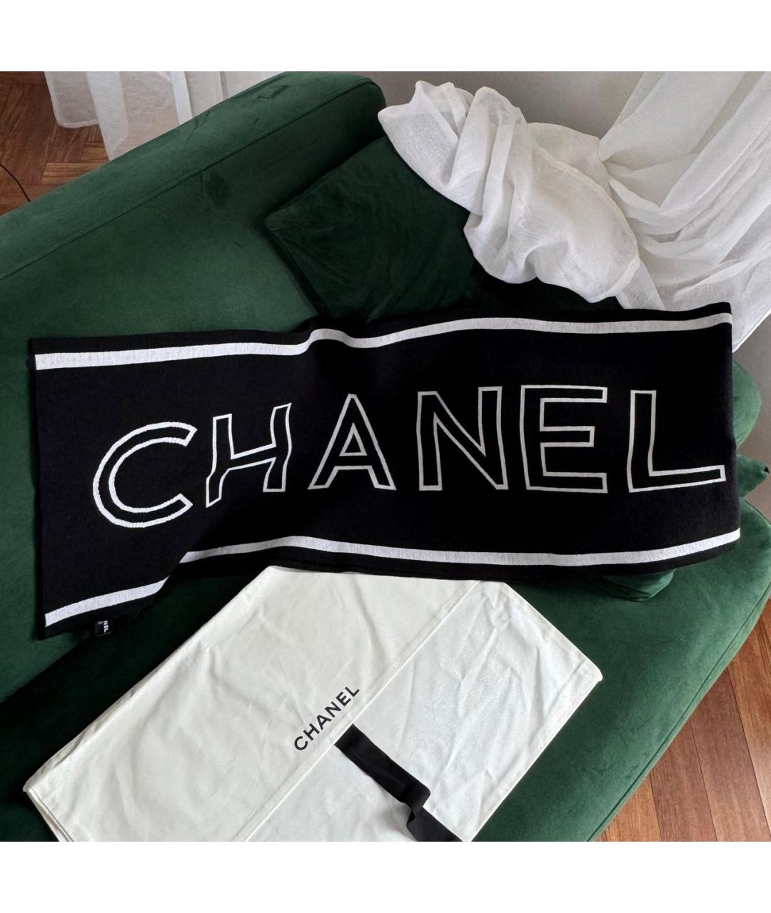 CHANEL Мульти шерстяной шарф, фото 2