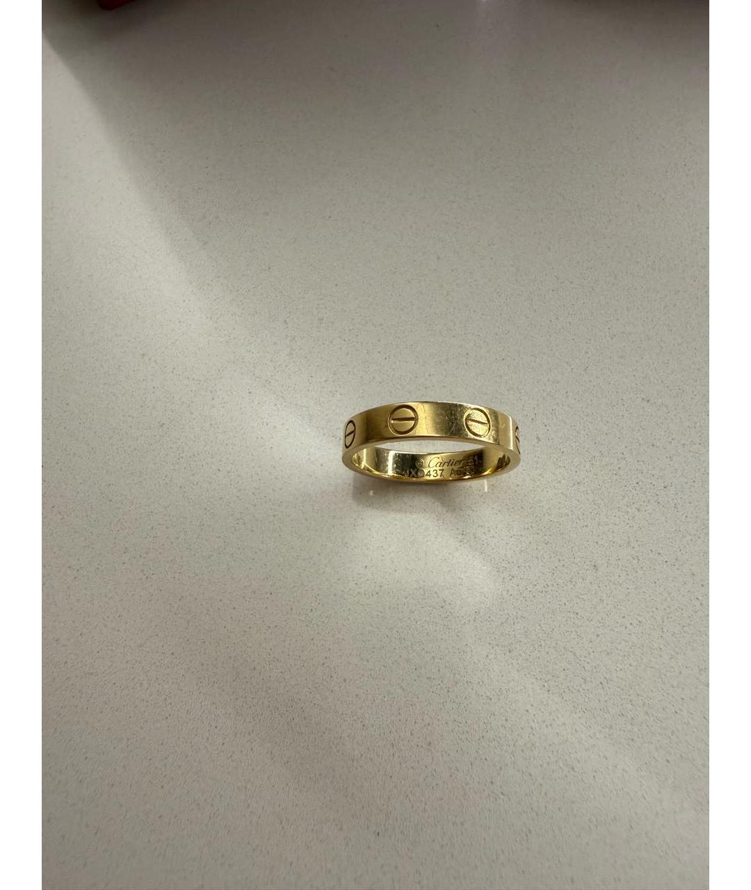 CARTIER Желтое кольцо из желтого золота, фото 2