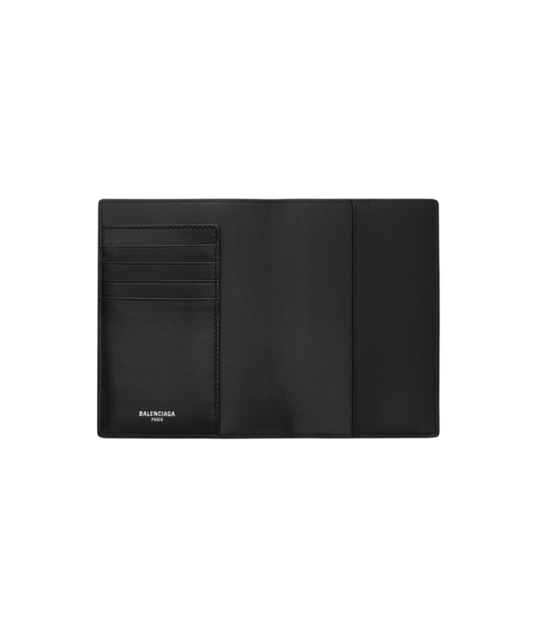 BALENCIAGA Черная кожаная папка для документов, фото 7