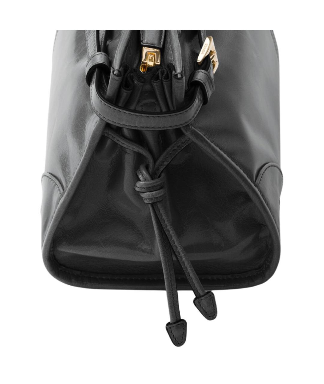 PRADA Черная кожаная сумка через плечо, фото 5