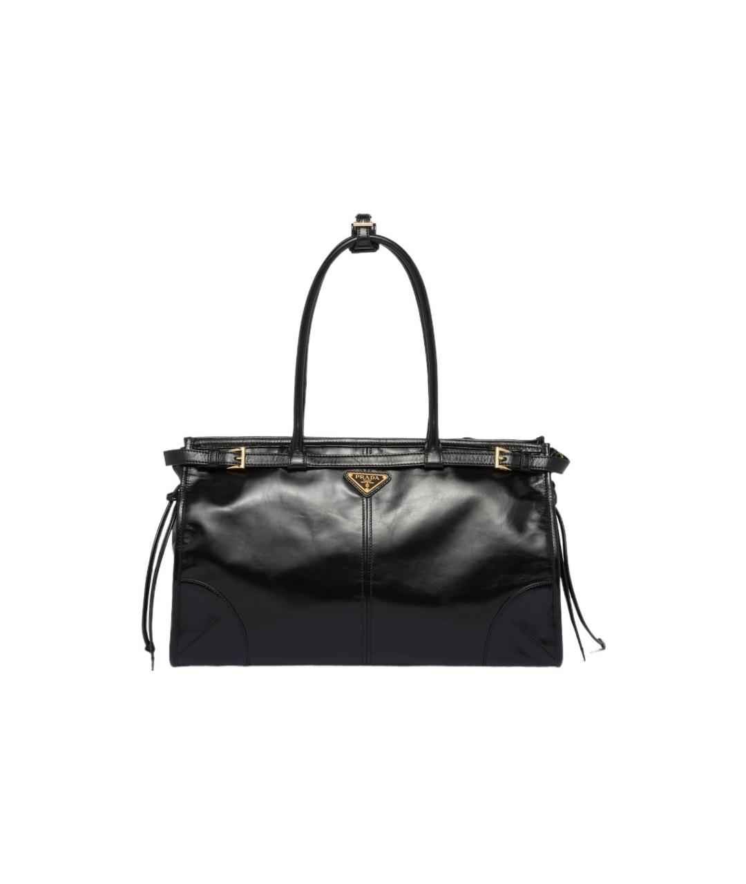 PRADA Черная кожаная сумка через плечо, фото 7