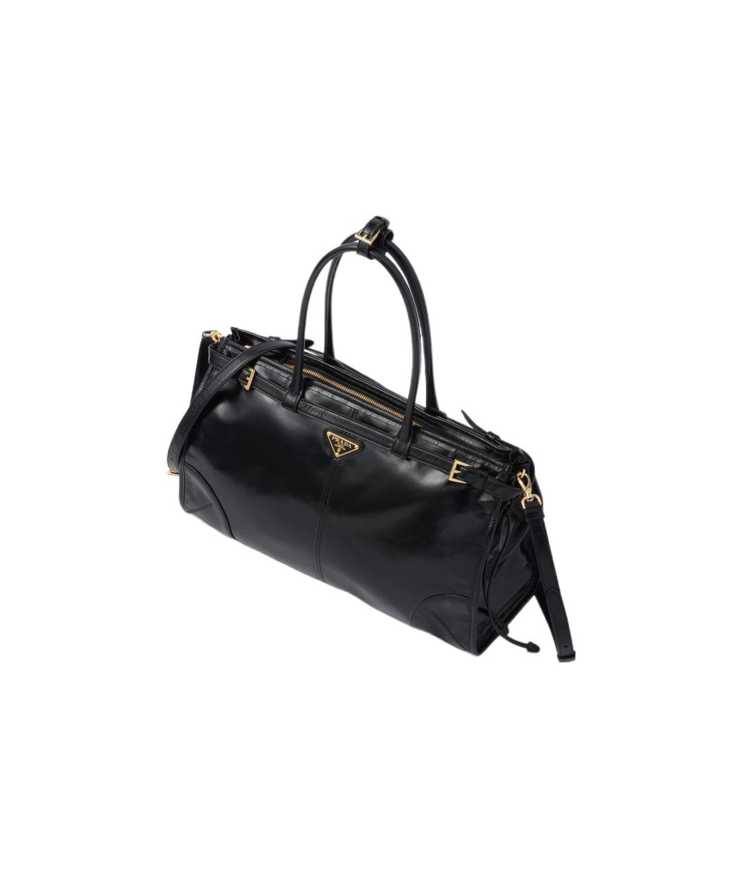 PRADA Черная кожаная сумка через плечо, фото 2