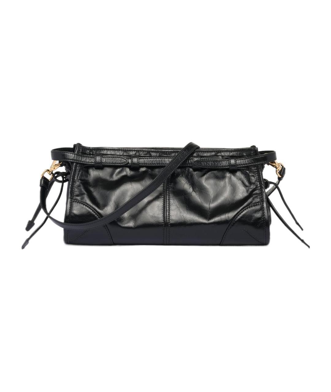 PRADA Черная кожаная сумка через плечо, фото 3
