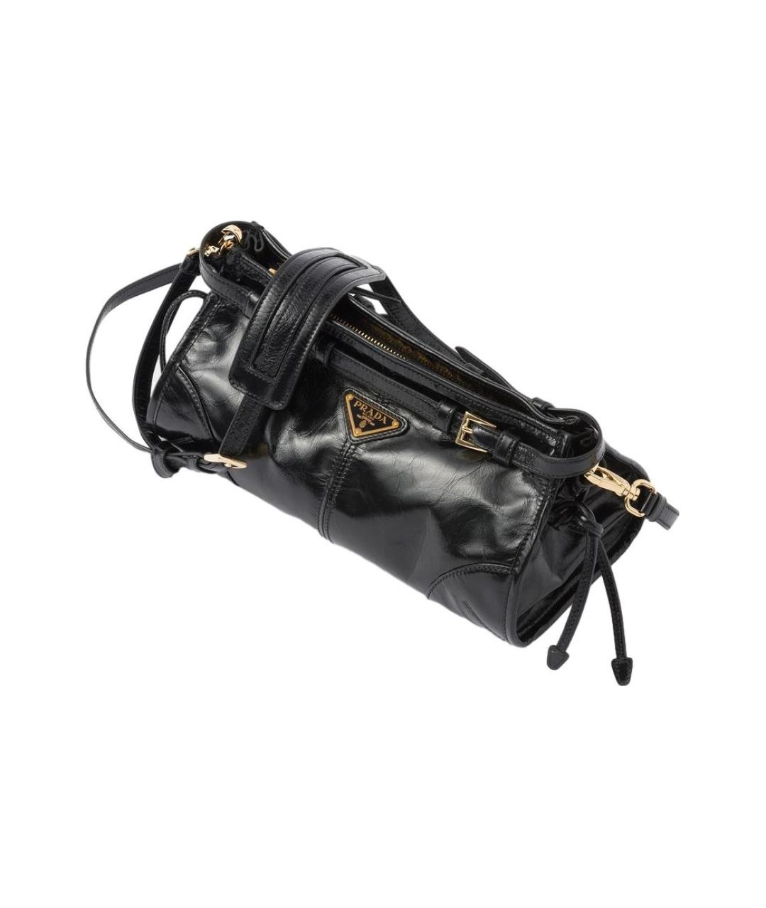 PRADA Черная кожаная сумка через плечо, фото 2