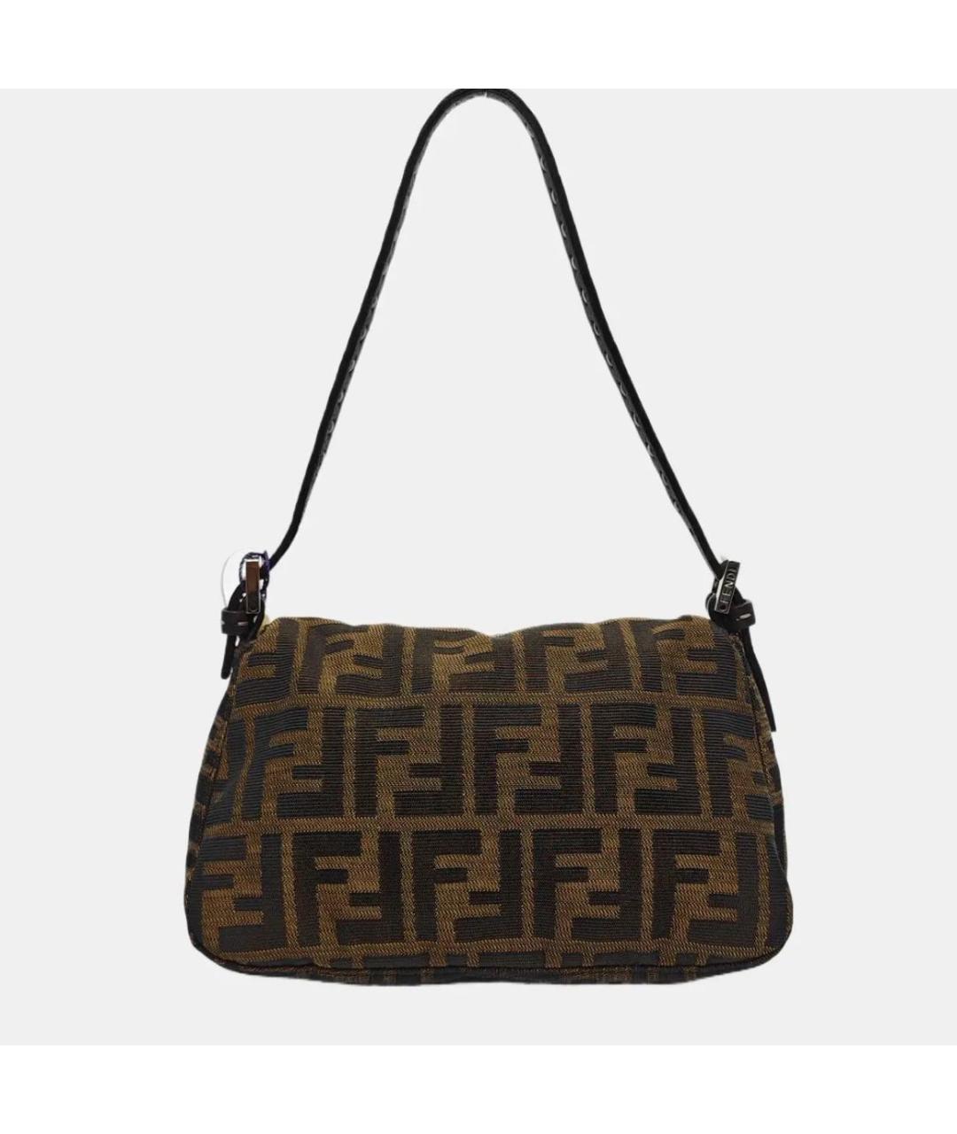 FENDI Коричневая сумка через плечо, фото 4