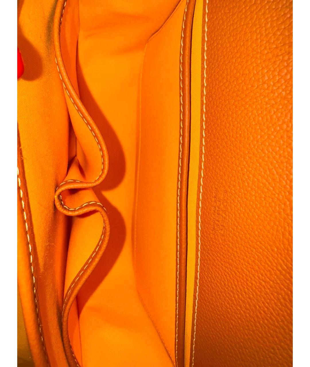 GOYARD Коричневая кожаная сумка тоут, фото 4