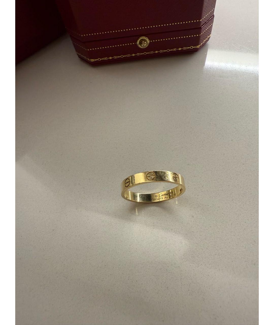 CARTIER Желтое кольцо из желтого золота, фото 3