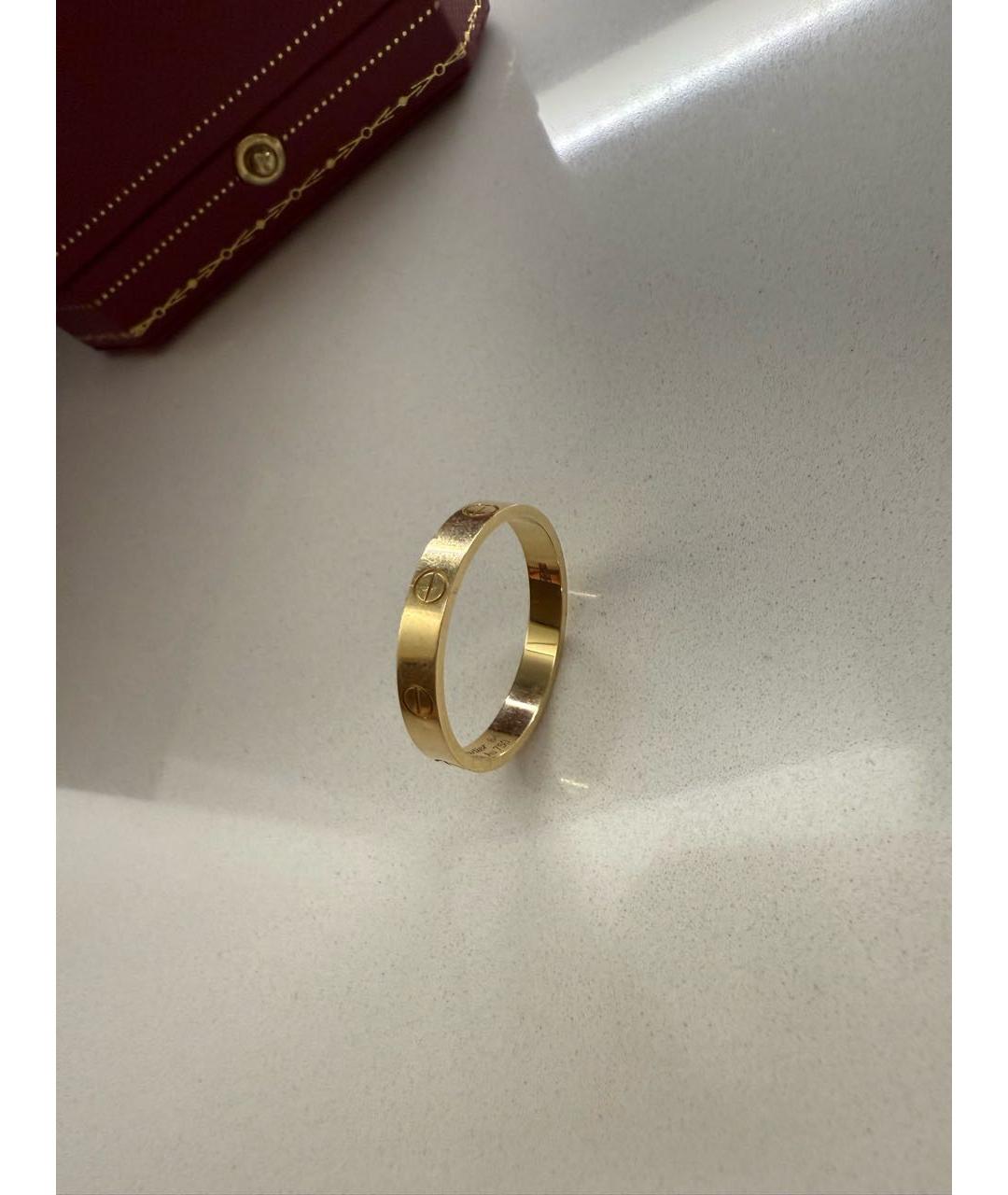CARTIER Желтое кольцо из желтого золота, фото 2