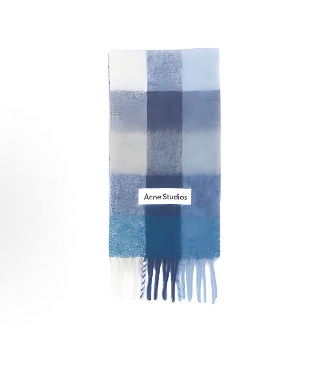 ACNE STUDIOS Мульти шерстяной шарф, фото 4
