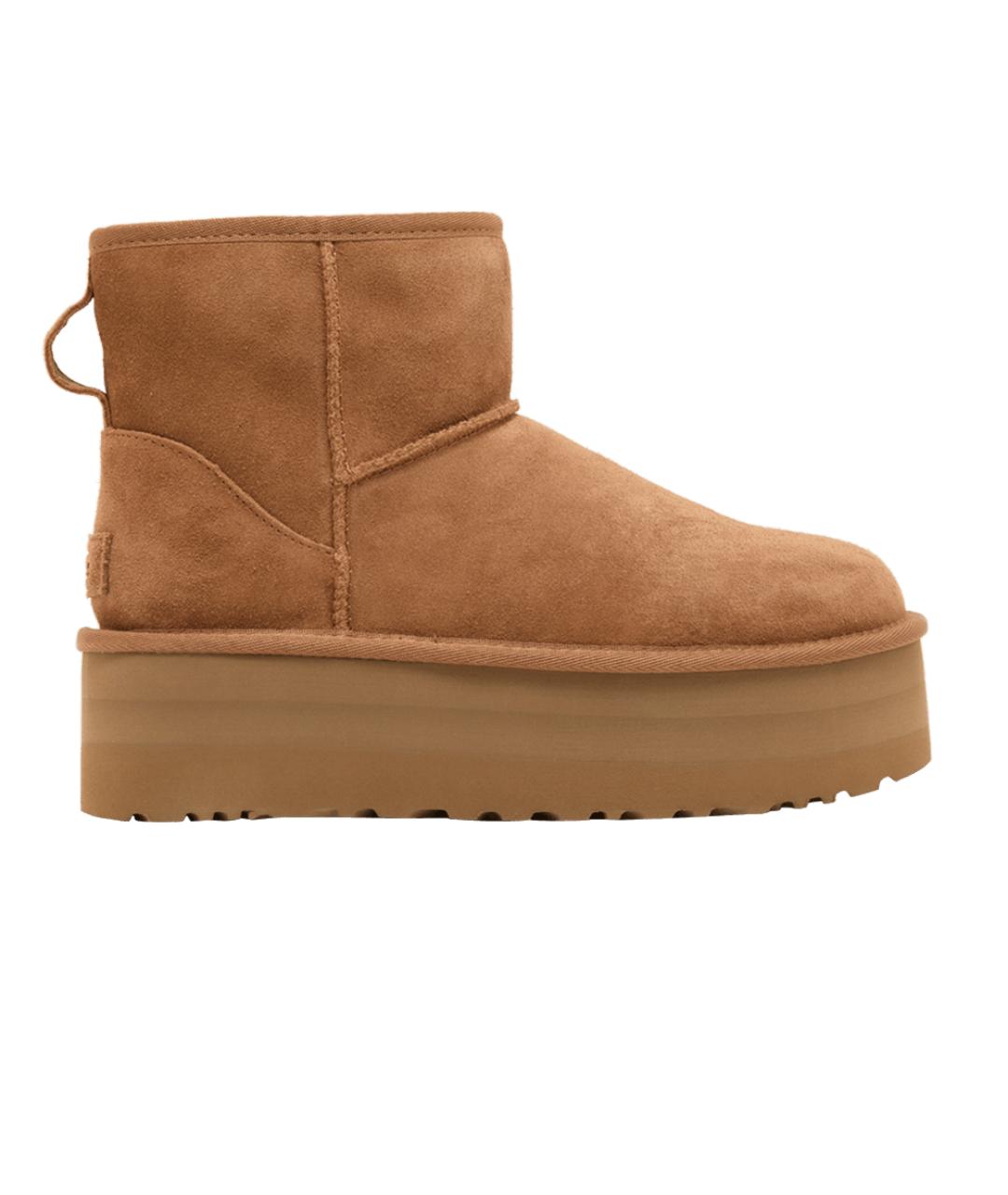 UGG AUSTRALIA Бежевые замшевые полусапоги, фото 2