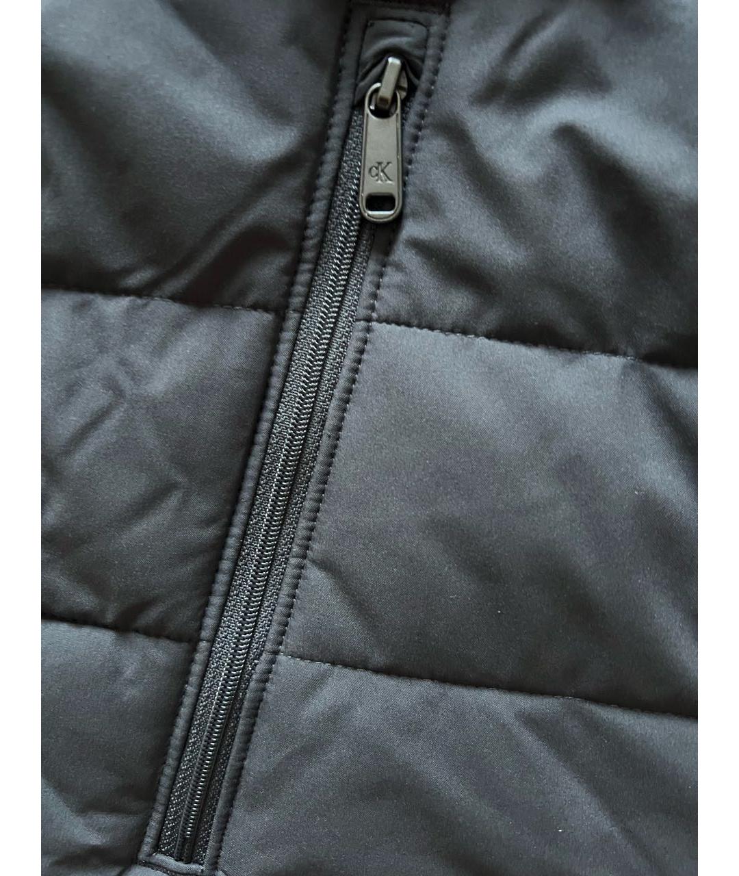 CALVIN KLEIN Серая полиэстеровая куртка, фото 4