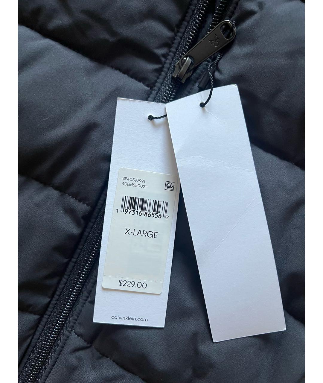 CALVIN KLEIN Серая полиэстеровая куртка, фото 5