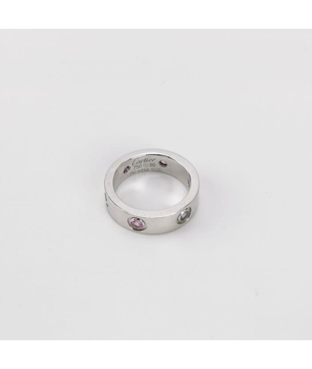 CARTIER Серебряное кольцо из белого золота, фото 3