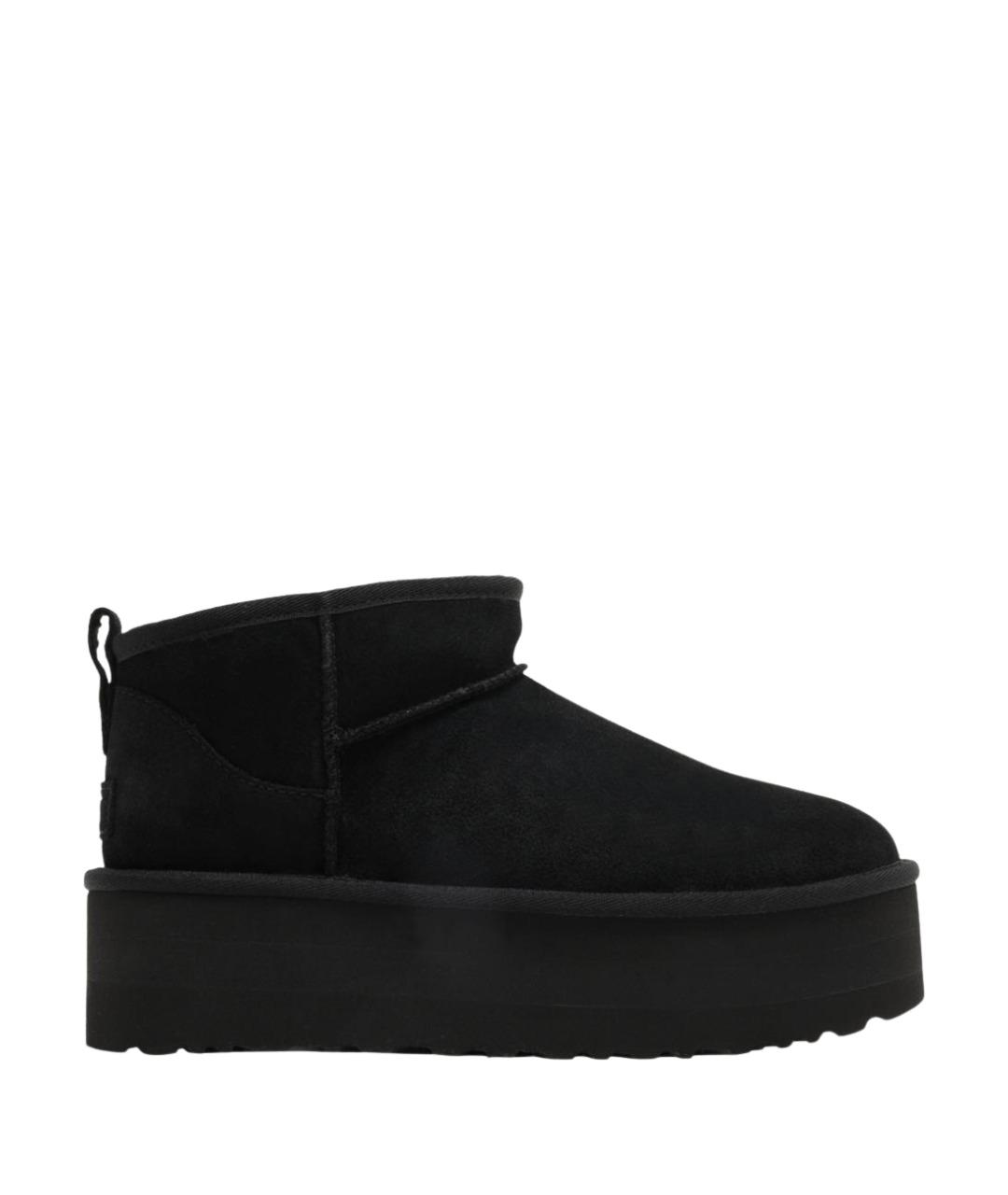 UGG AUSTRALIA Черные замшевые ботильоны, фото 1