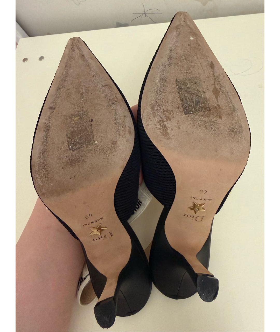 CHRISTIAN DIOR Черные туфли, фото 6