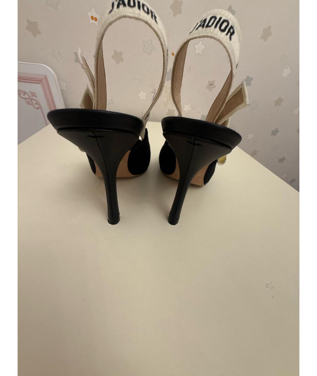 CHRISTIAN DIOR Черные туфли, фото 4