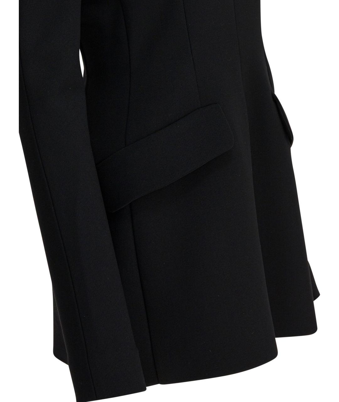 SPORTMAX Черное полиэстеровое повседневное платье, фото 3