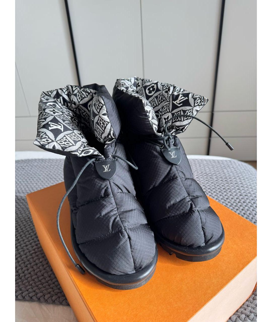 LOUIS VUITTON Черные ботинки, фото 2