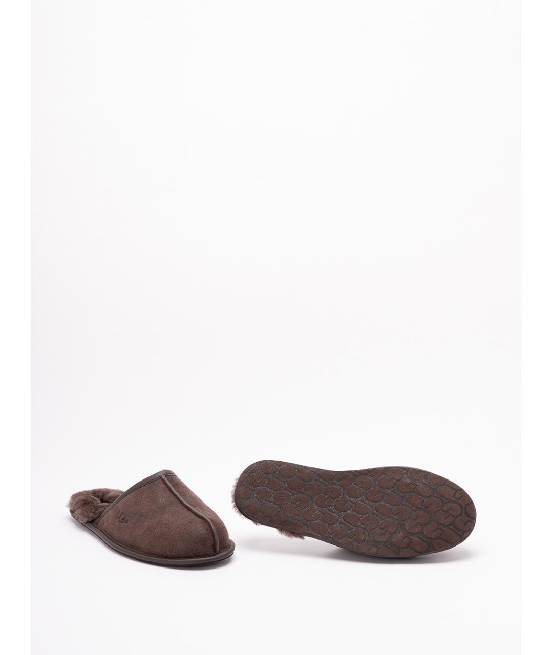 UGG AUSTRALIA Коричневые замшевые сандалии, фото 4